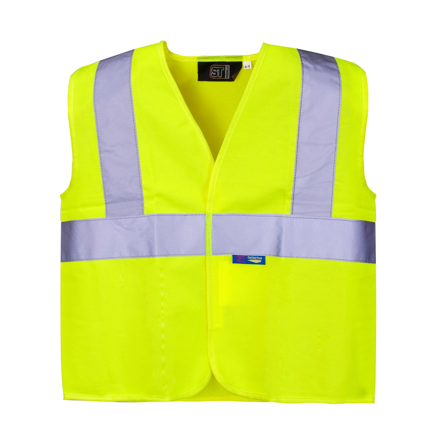 Supertouch - Hi Vis Junior Vest - H98 - Yellow - Customisable Vest