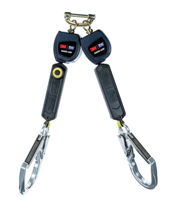 3m M Dbi Sala Nano Lok Srl Twin Leg M - Chrome 2M - Customisable Lanyards