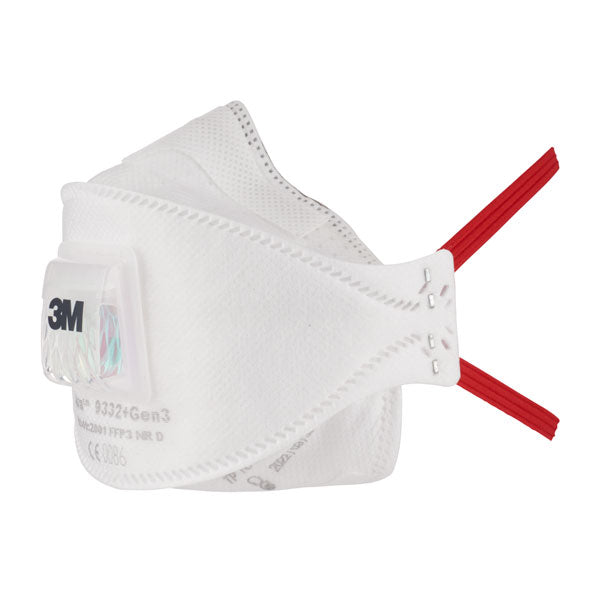 3 M M +Gen Aura Ffpv Mask - White 496X288X438MM - Customisable Respiratory Protection