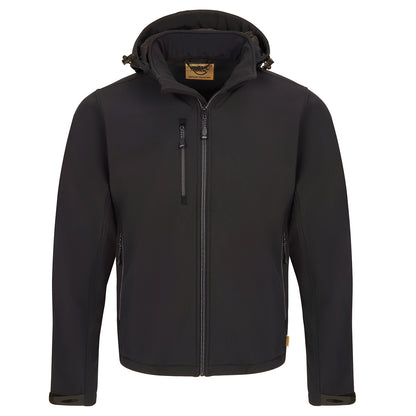 Orn Gannet EarthPro® GRS Softshell - Black - 4100R - Black - Customisable Softshells, Fleeces &amp; Jackets