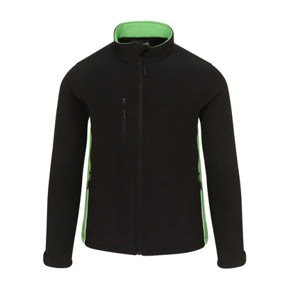 Orn Silverswift Softshell - Black - Lime - 4280 - Black - Lime - Customisable Softshells, Fleeces &amp; Jackets