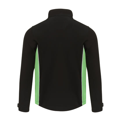 Orn Silverswift Softshell - Black - Lime - 4280 - - Customisable Softshells, Fleeces &amp; Jackets