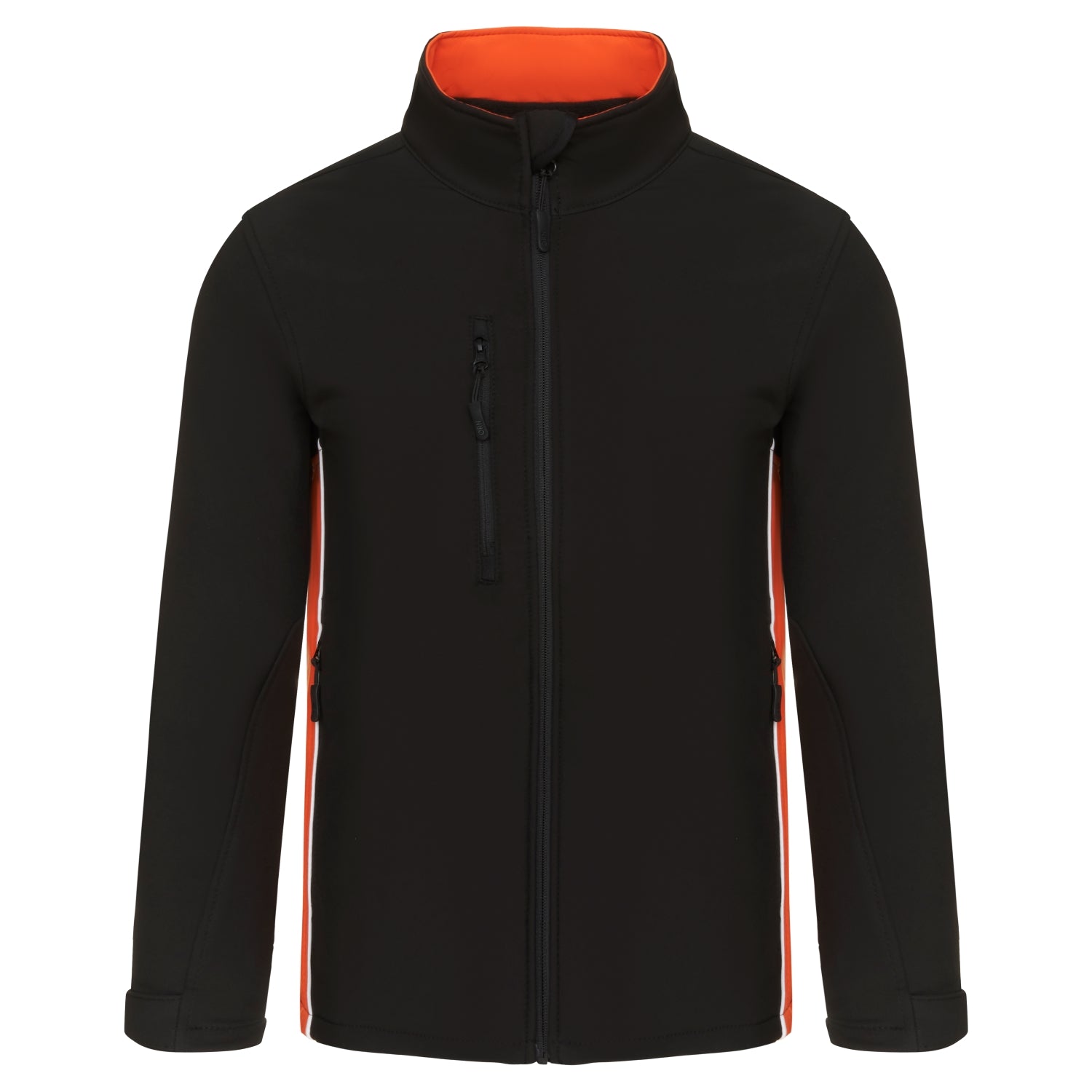Orn Silverswift Softshell - Black - Orange - 4280 - Black - Orange - Customisable Softshells, Fleeces &amp; Jackets