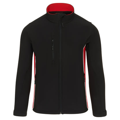 Orn Silverswift Softshell - Black - Red - 4280 - Black - Red - Customisable Softshells, Fleeces &amp; Jackets