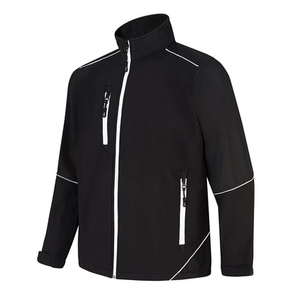 Orn Fireback Softshell - Black - Black - 4283 - - Customisable Softshells, Fleeces &amp; Jackets