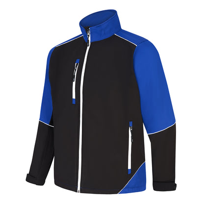 Orn Fireback Softshell - Black - Royal - 4283 - - Customisable Softshells, Fleeces &amp; Jackets