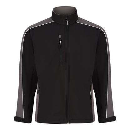 Orn Avocet Softshell - Black - Graphite - 4288 - Black - Graphite - Customisable Softshells, Fleeces &amp; Jackets