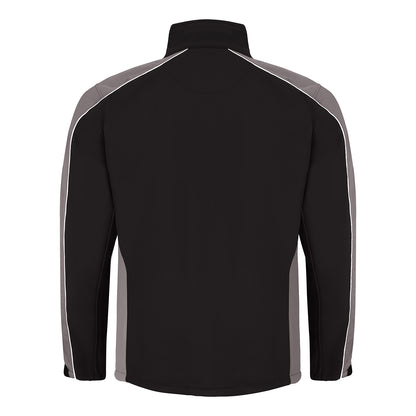 Orn Avocet Softshell - Black - Graphite - 4288 - - Customisable Softshells, Fleeces &amp; Jackets