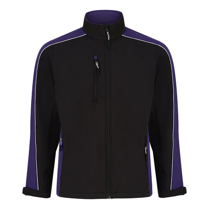 Orn Avocet Softshell - Black - Purple - 4288 - Black - Purple - Customisable Softshells, Fleeces &amp; Jackets