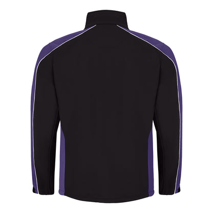 Orn Avocet Softshell - Black - Purple - 4288 - - Customisable Softshells, Fleeces &amp; Jackets