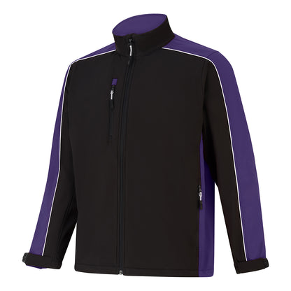 Orn Avocet Softshell - Black - Purple - 4288 - - Customisable Softshells, Fleeces &amp; Jackets