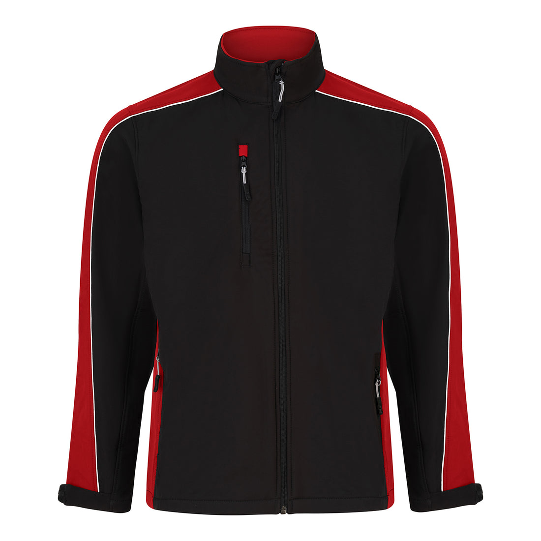 Orn Avocet Softshell - Black - Red - 4288 - Black - Red - Customisable Softshells, Fleeces &amp; Jackets