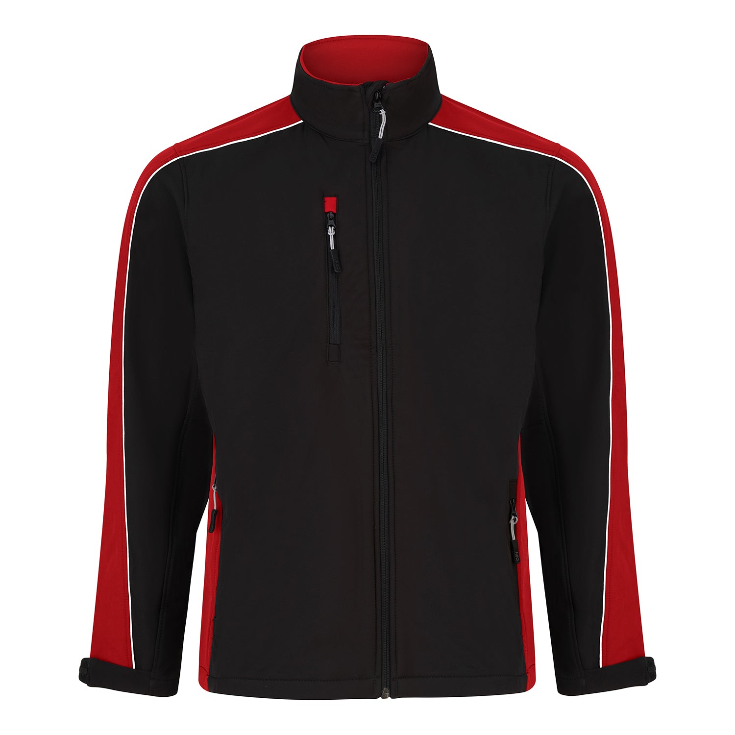 Orn Avocet Softshell - Black - Red - 4288 - Black - Red - Customisable Softshells, Fleeces &amp; Jackets