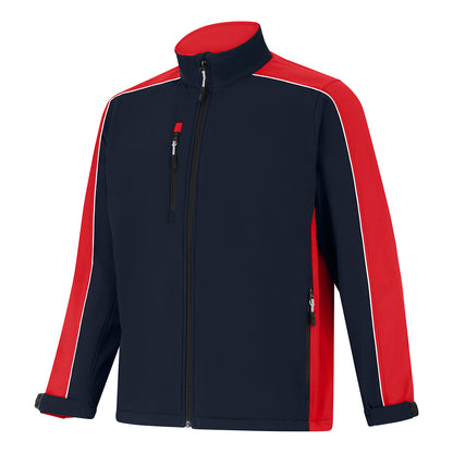Orn Avocet Softshell - Navy - Red - 4288 - - Customisable Softshells, Fleeces &amp; Jackets