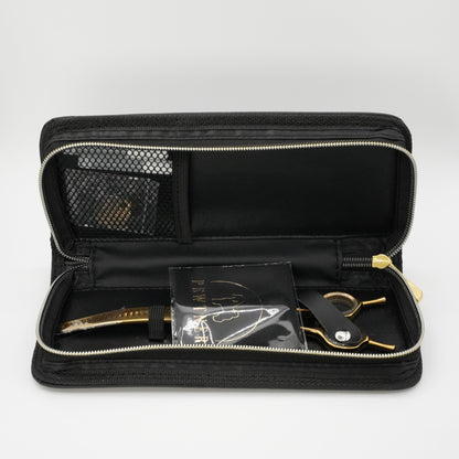 Gold Artisan Curved Chunkers - Gold Dog Grooming Scissors - - Customisable Shears