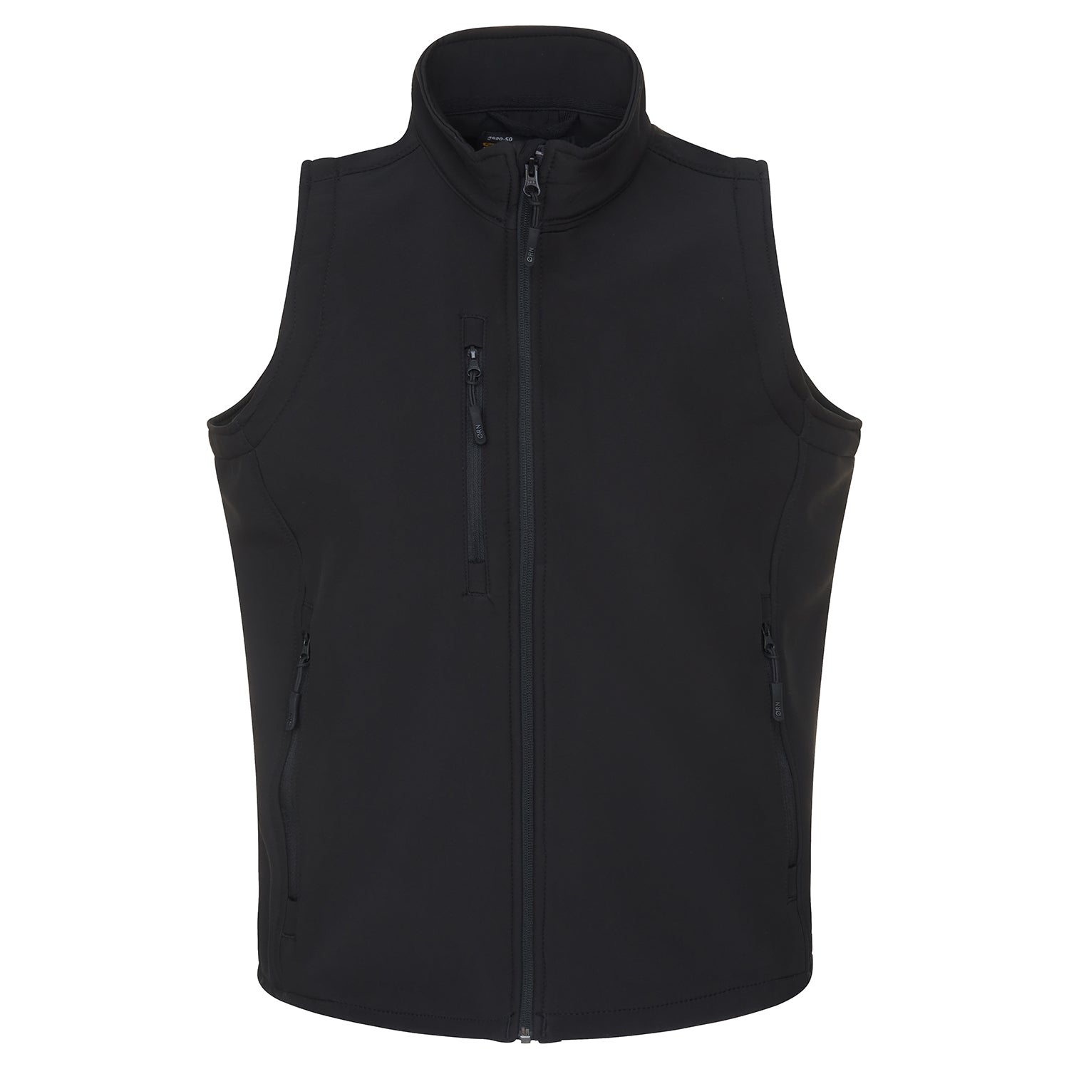 Orn Lapwing Softshell Gilet - Black - 4620 - Black - Customisable Softshells, Fleeces &amp; Jackets