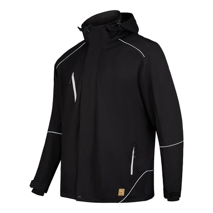Orn Fireback EarthPro® GRS Jacket - Black - Black - 4683R - - Customisable Softshells, Fleeces &amp; Jackets