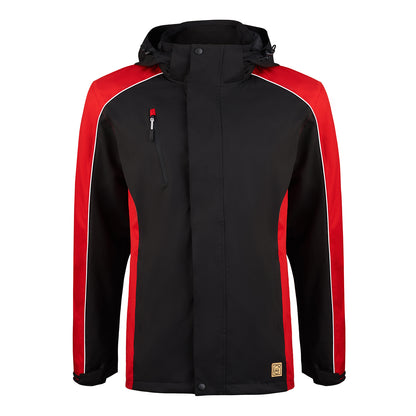 Orn Avocet EarthPro® GRS Jacket - Black - Red - 4688R - Black - Red - Customisable Softshells, Fleeces &amp; Jackets