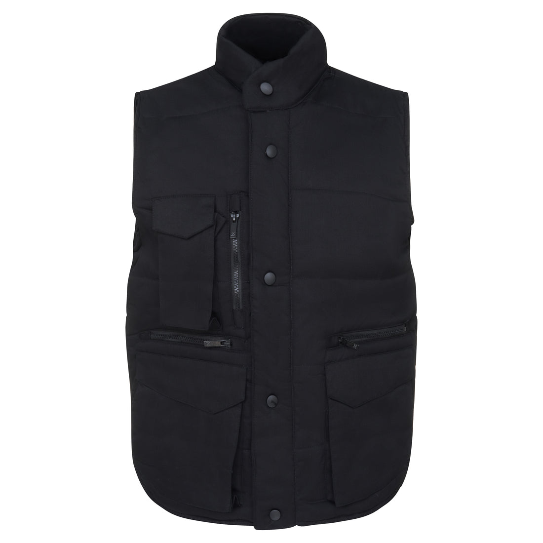 Orn Eider Bodywarmer - Black - 4700 - Black - Customisable Softshells, Fleeces &amp; Jackets