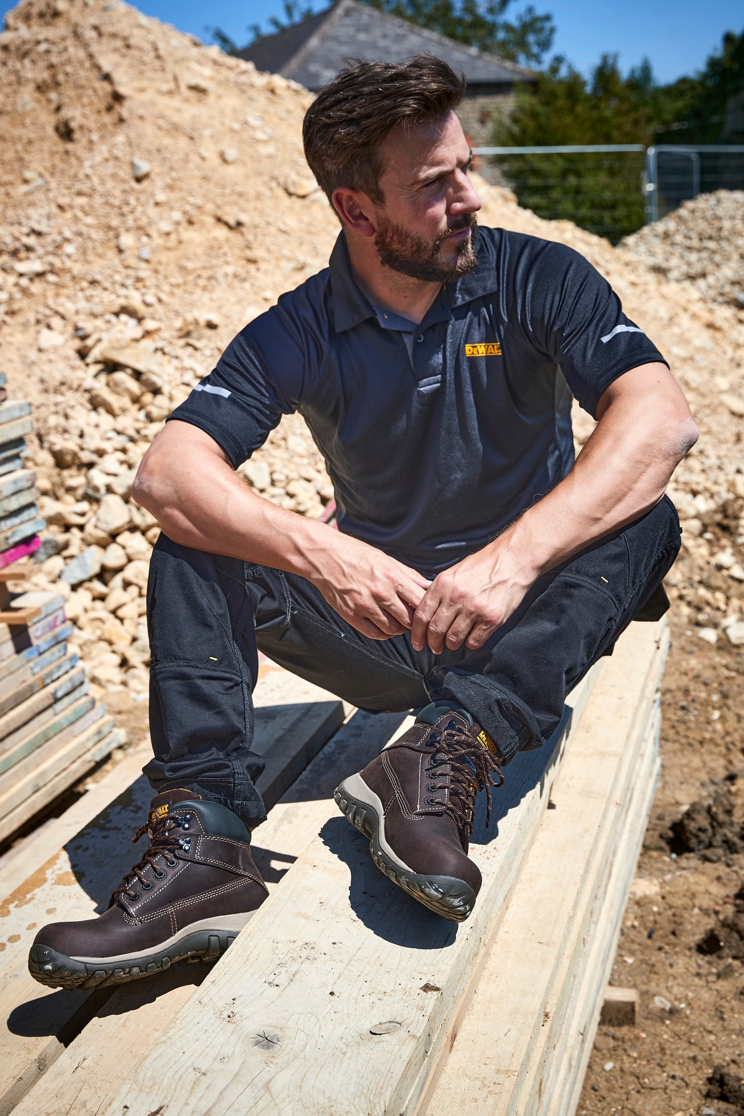 DeWalt - Brown Non-Metallic Safety Boot - - Customisable Footwear