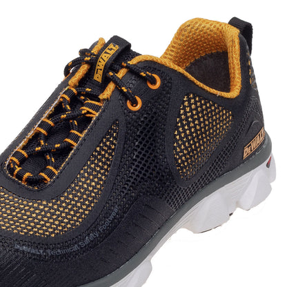 DeWalt - Black PU Sports Safety Trainer - - Customisable Footwear