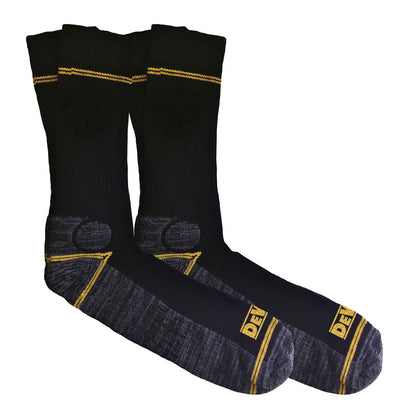 DeWalt - Hydro Sock Twin Pair Pack of work socks - - Customisable Workwear