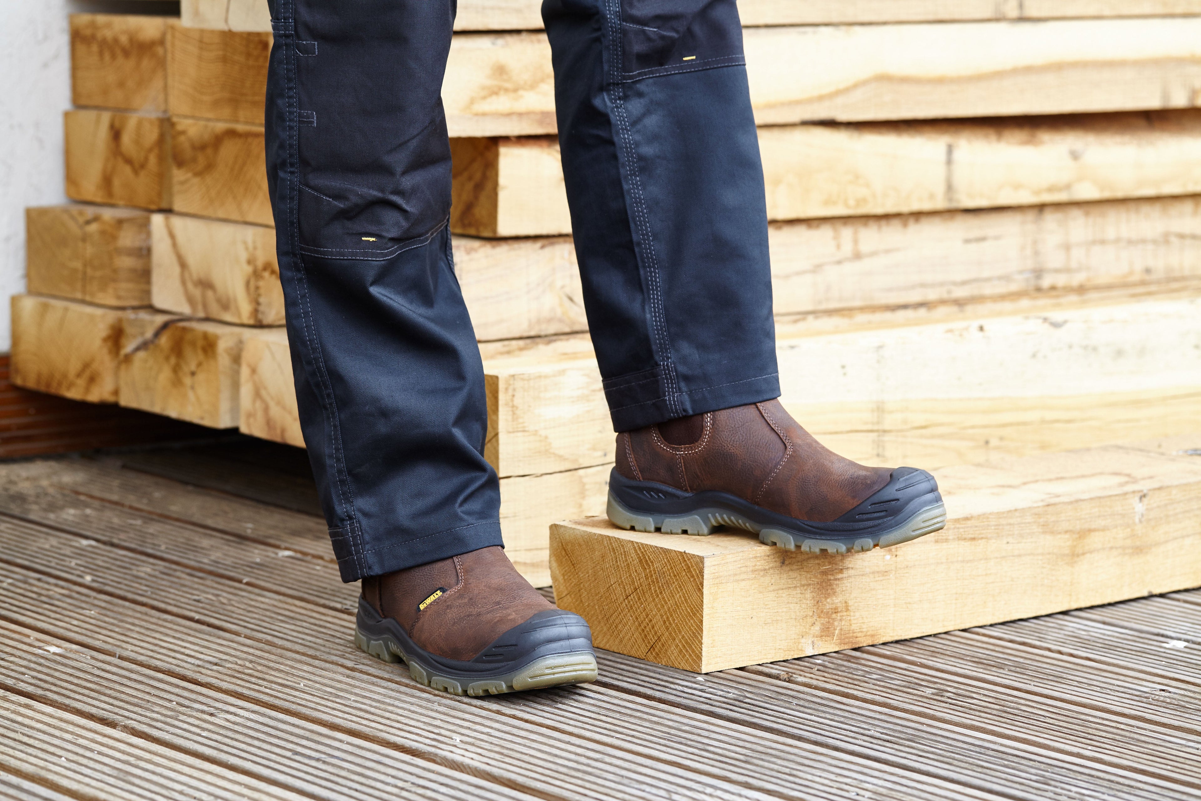 DeWalt - Brown Dealer Boot - - Customisable Footwear