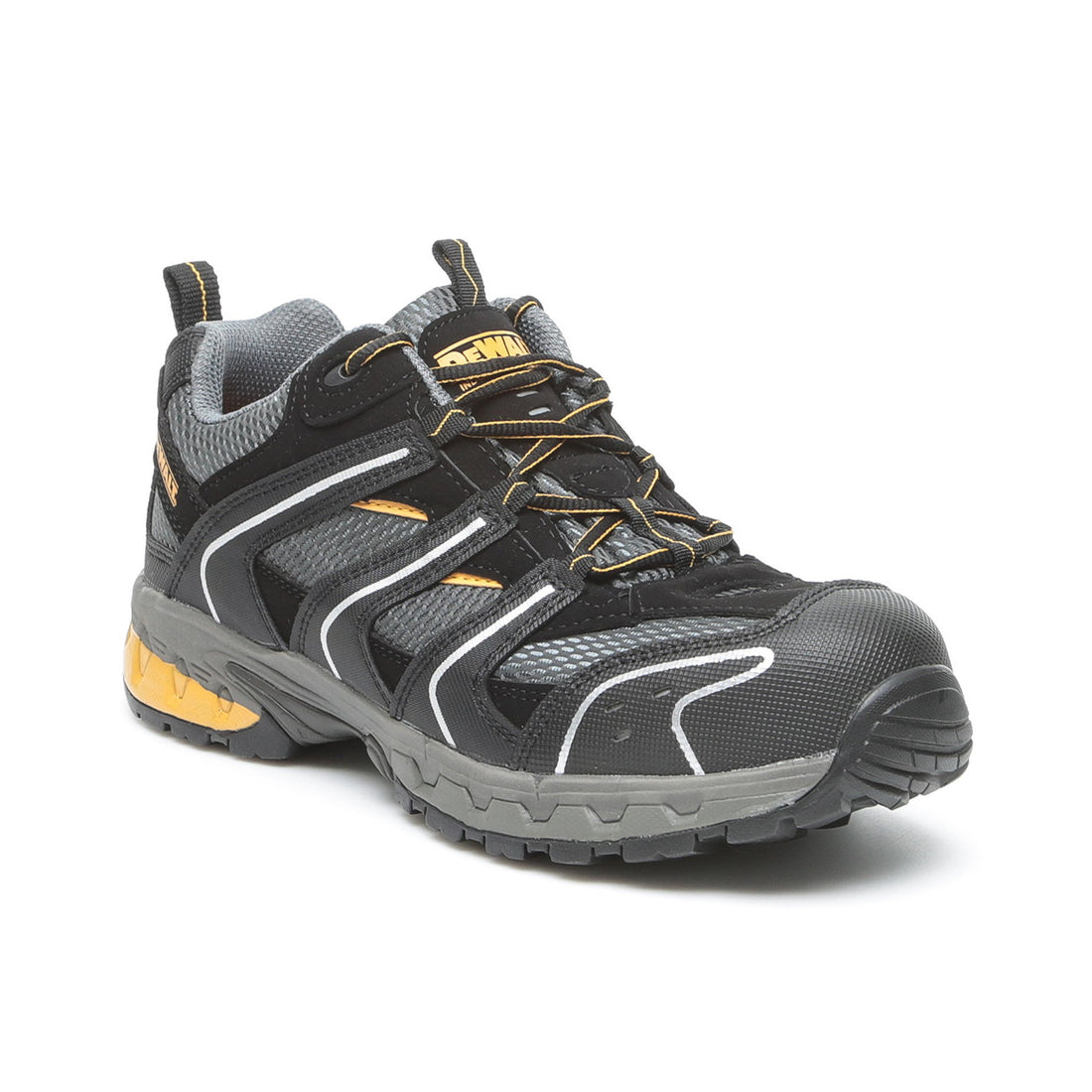 DeWalt - Black/Grey Sports Safety Trainer - Black Grey - Customisable Footwear