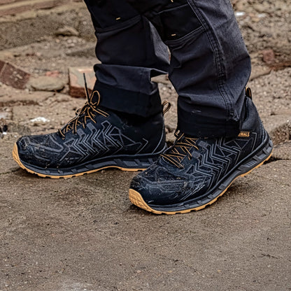 DeWalt - Black Sports Safety Trainer - - Customisable Footwear