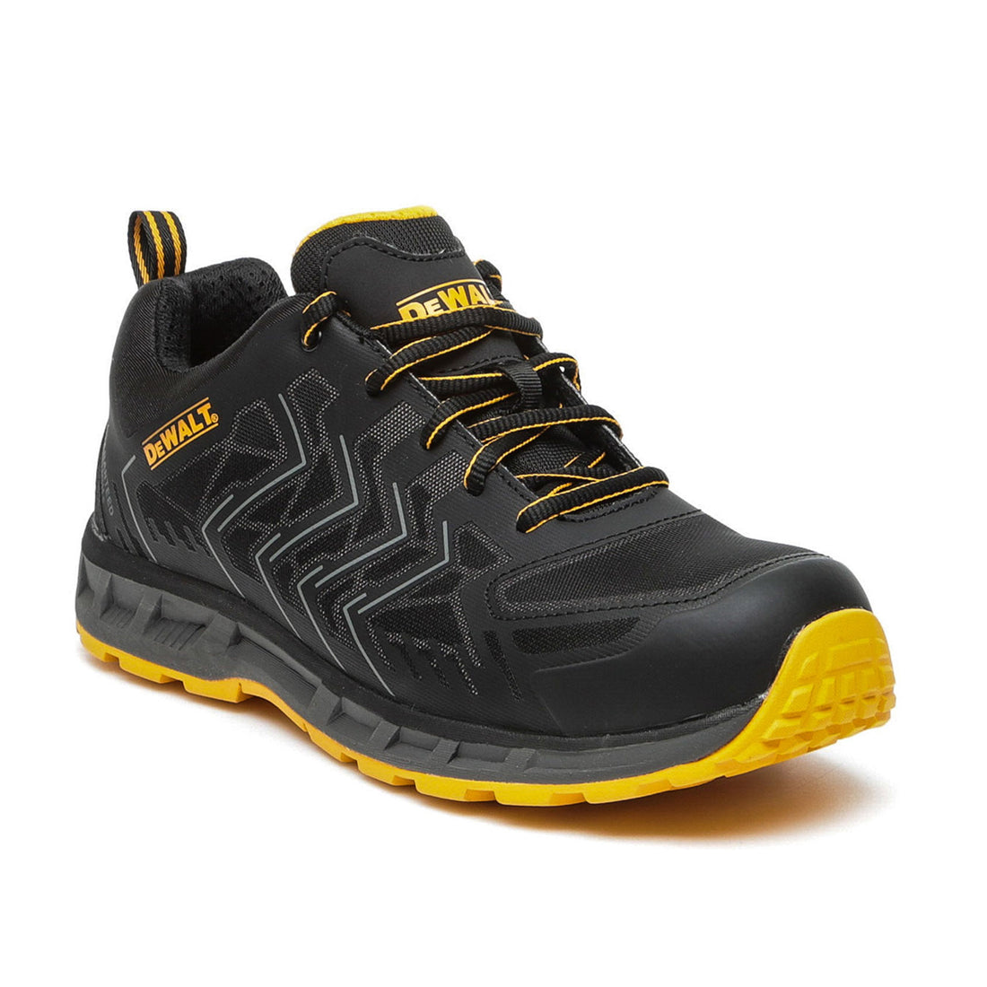 DeWalt - Black Sports Safety Trainer - Black - Customisable Footwear