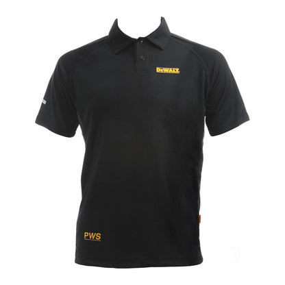 DeWalt - Black/Grey PWS Polo Shirt - - Customisable Workwear