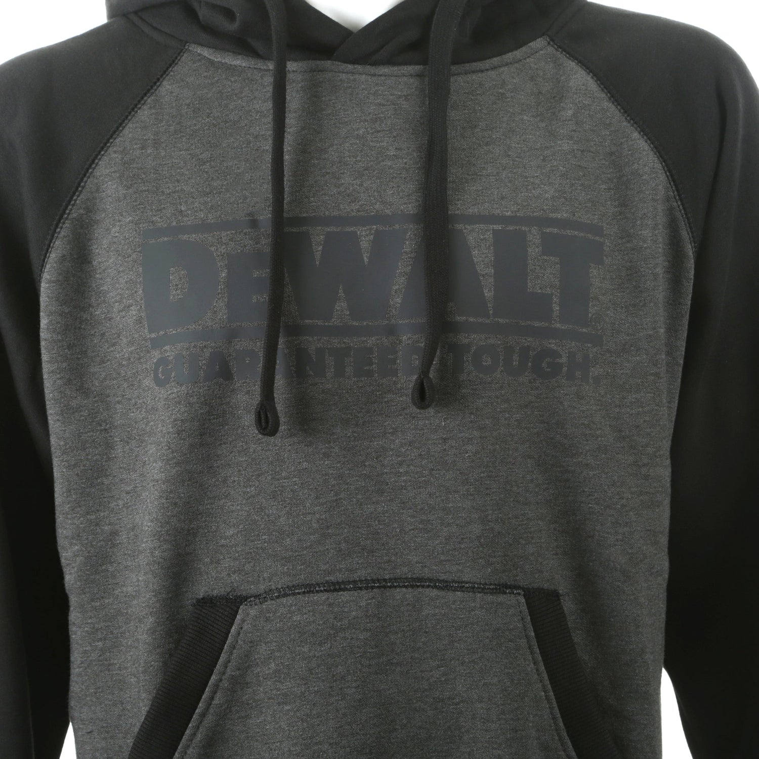 DeWalt - Stratford Grey Marl/Black Hooded Sweatshirt - - Customisable Workwear