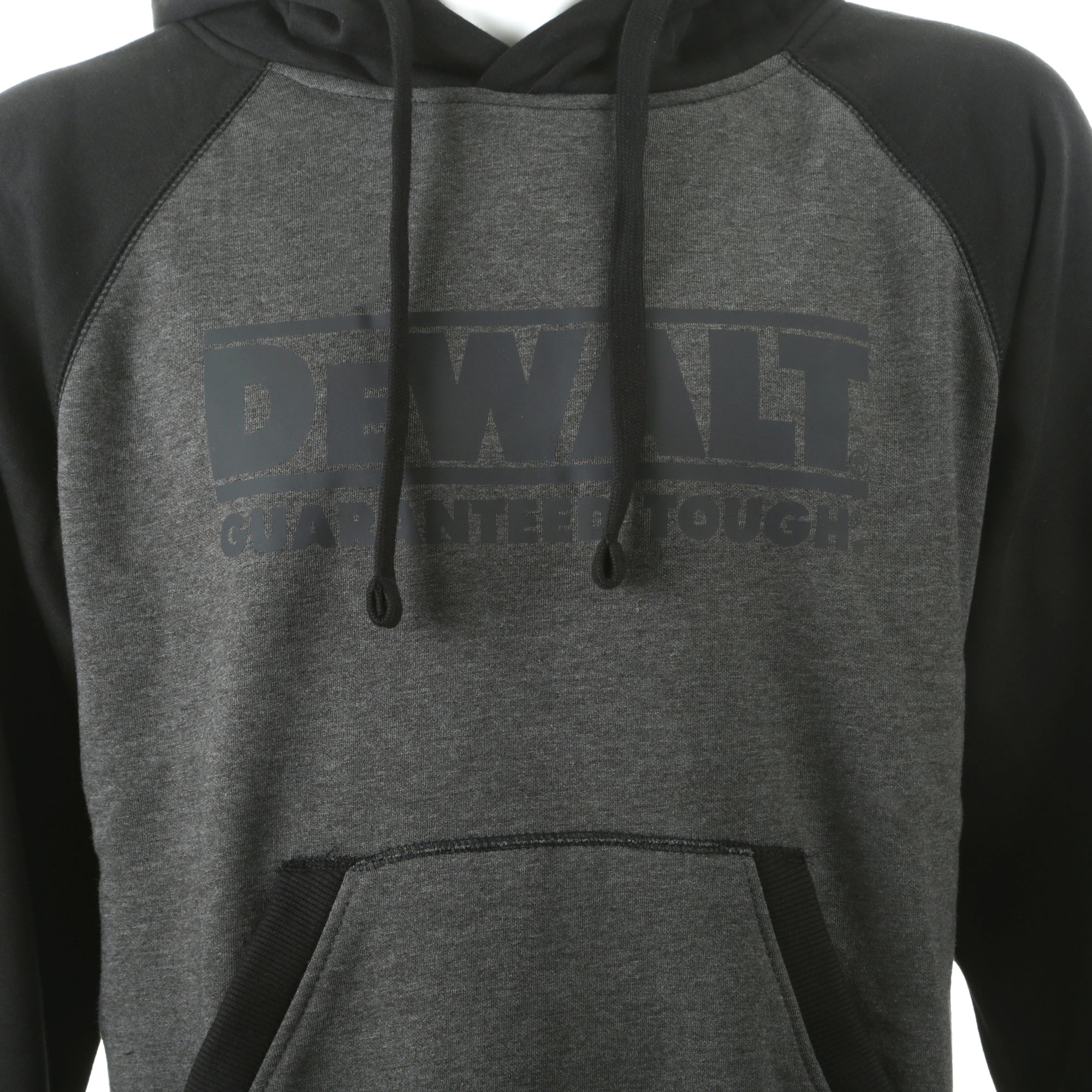 DeWalt - Stratford Grey Marl/Black Hooded Sweatshirt - - Customisable Workwear