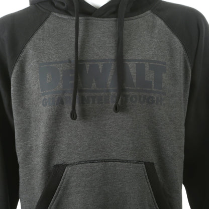 DeWalt - Grey Marl/Black Hooded Sweatshirt - - Customisable General Safety Shoes