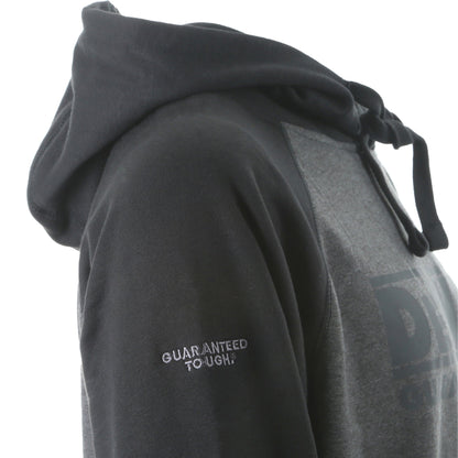 DeWalt - Stratford Grey Marl/Black Hooded Sweatshirt - - Customisable Workwear