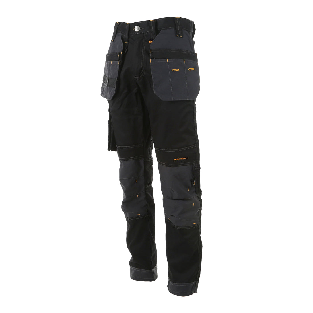 DeWalt - DeWalt Regular Fit Stretch Trouser - Black Grey - Customisable Workwear