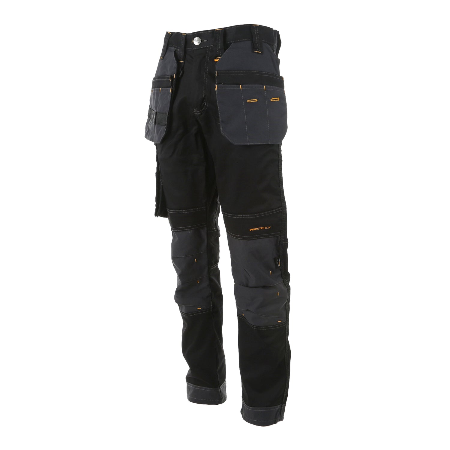 DeWalt - DeWalt Regular Fit Stretch Trouser - Black Grey - Customisable Workwear