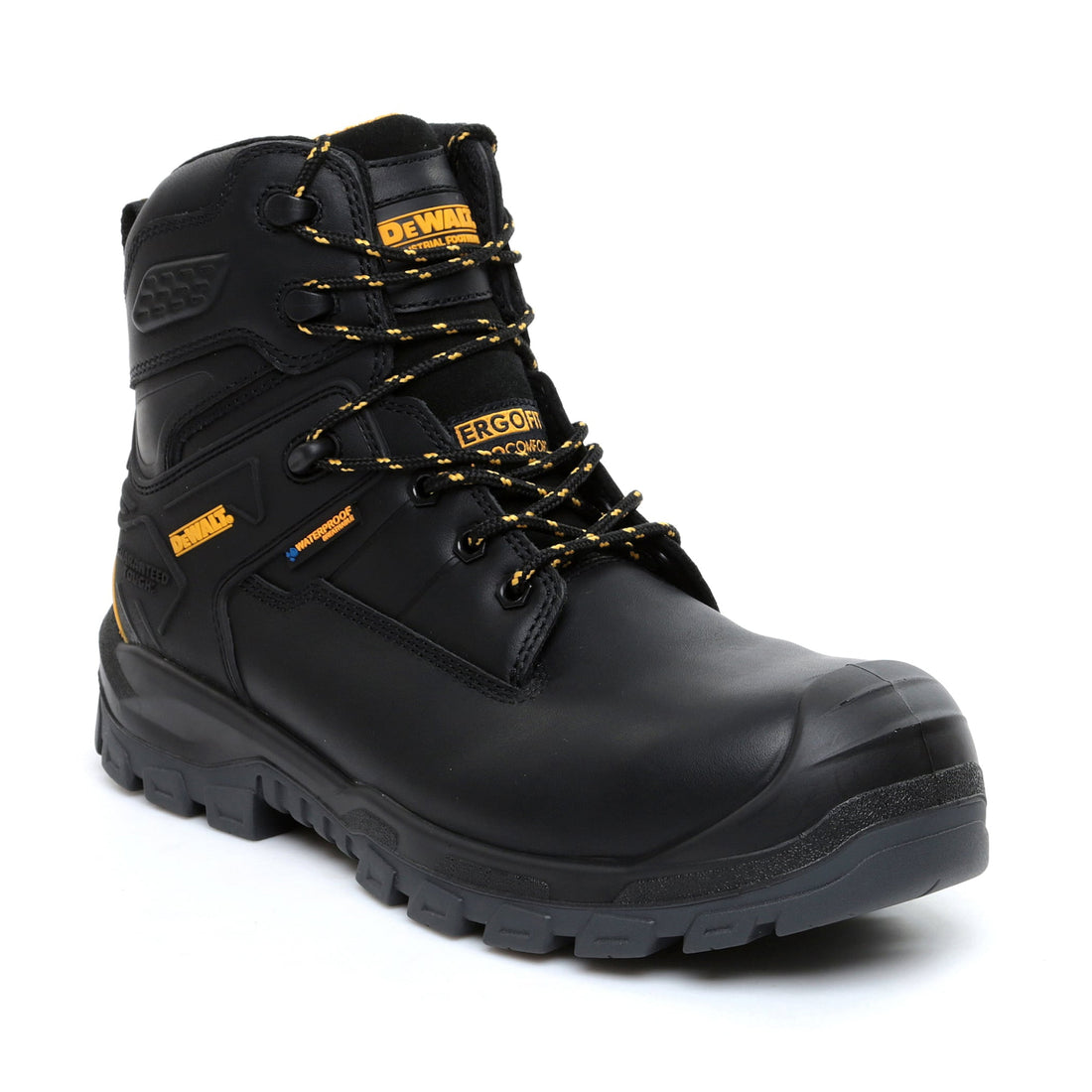 DeWalt - Black Non-Metallic Waterproof Safety Boot - Black - Customisable Boots