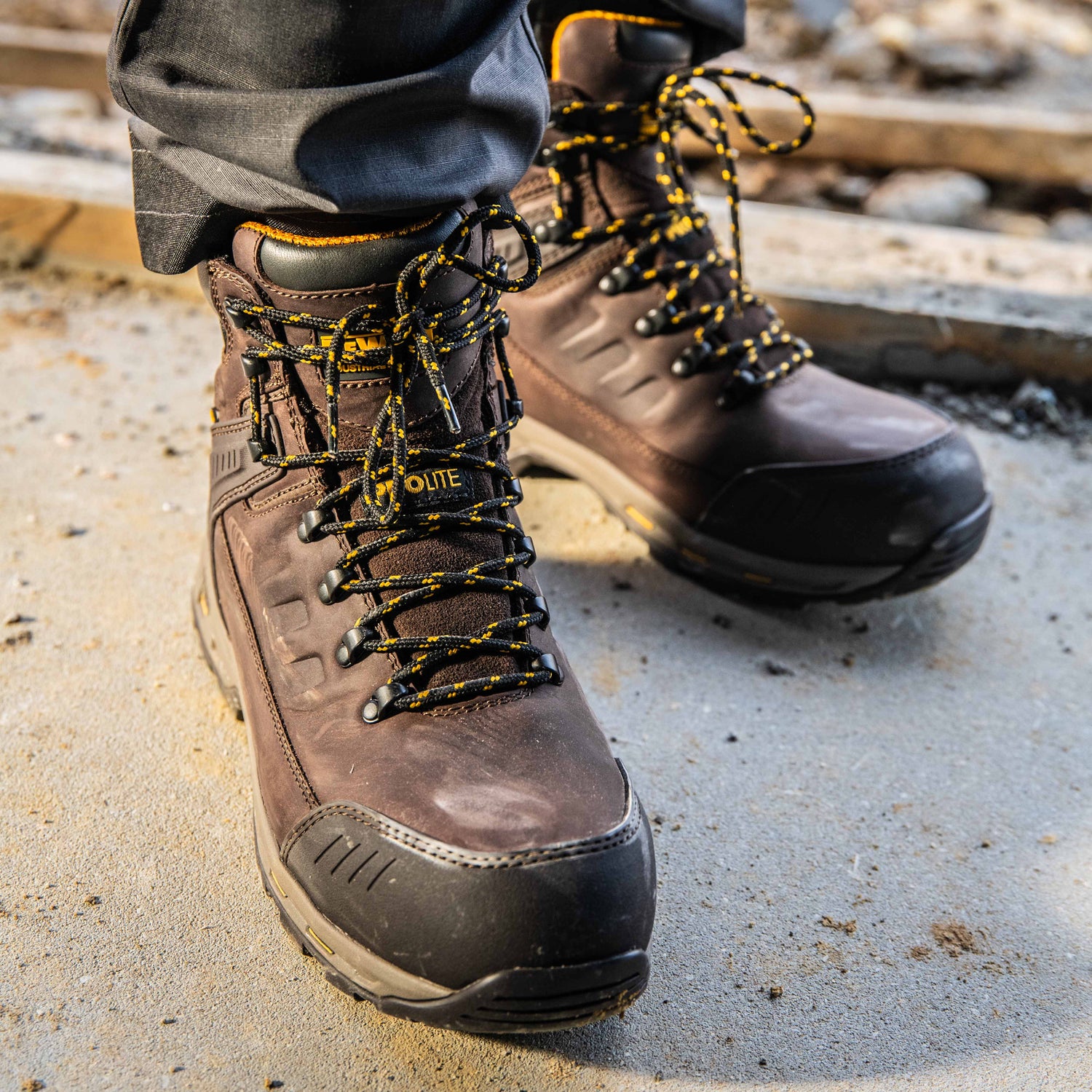 DeWalt - Brown Pro Lite Waterproof Safety Boot - - Customisable Footwear