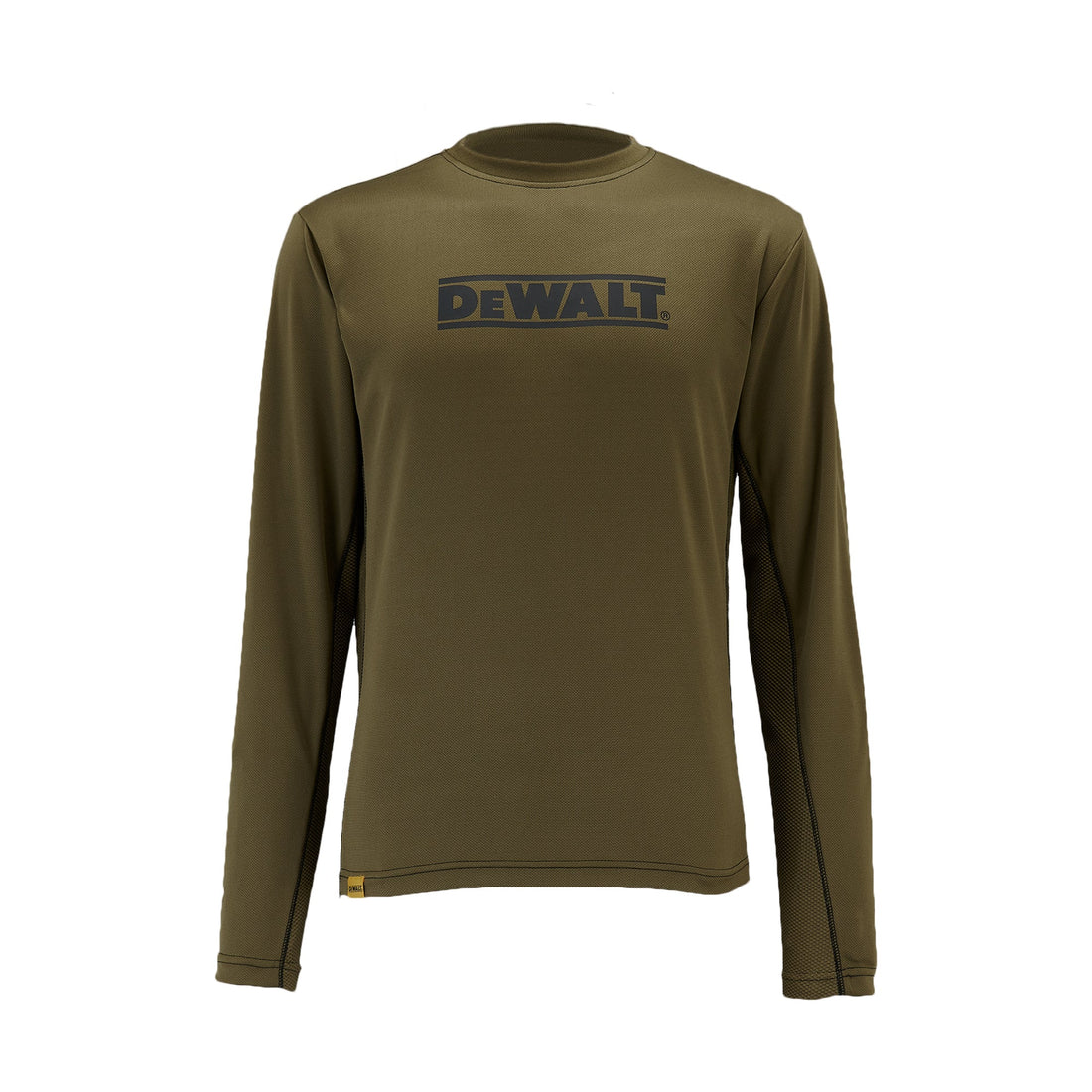 DeWalt - Long Sleeve Performance T-Shirt - Olive - Customisable Workwear