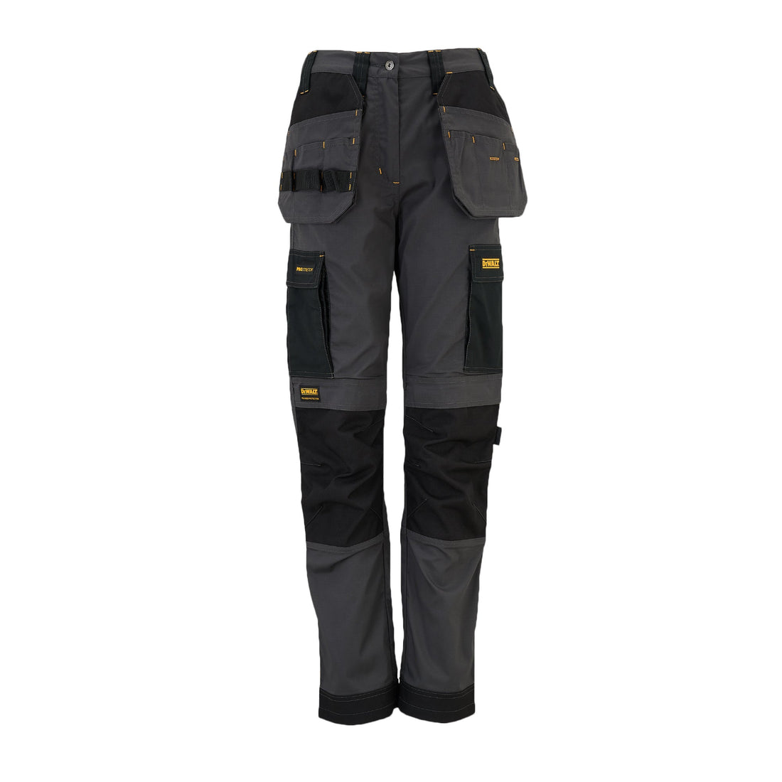 DeWalt - Ladies Trouser Slim Fit - Grey Black - Customisable Workwear