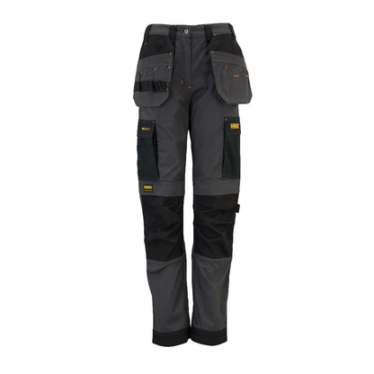 DeWalt - Ladies Trouser Slim Fit - Grey Black - Customisable Workwear