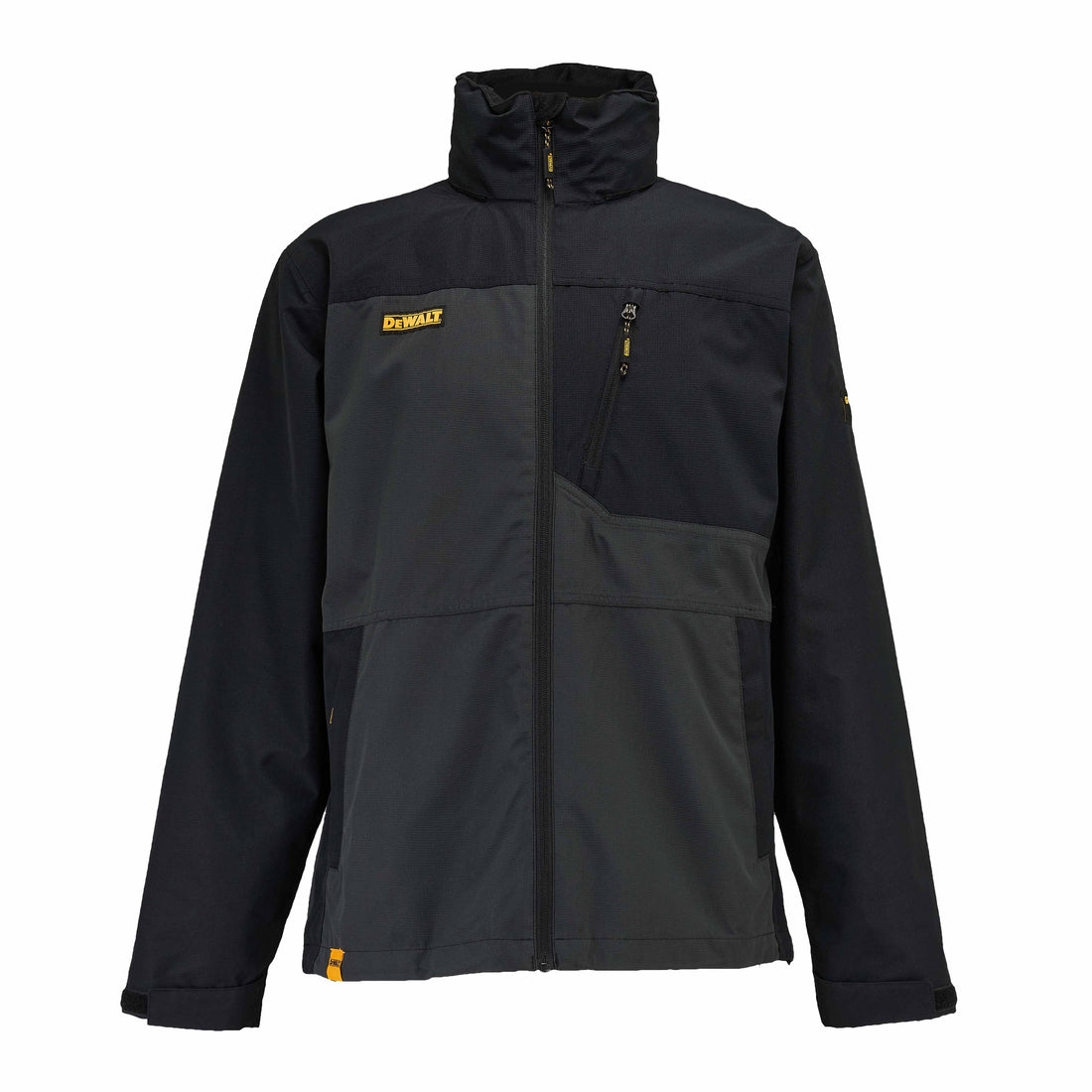 DeWalt - DeWalt Breathable Waterproof Jacket - Grey Black - Customisable Workwear