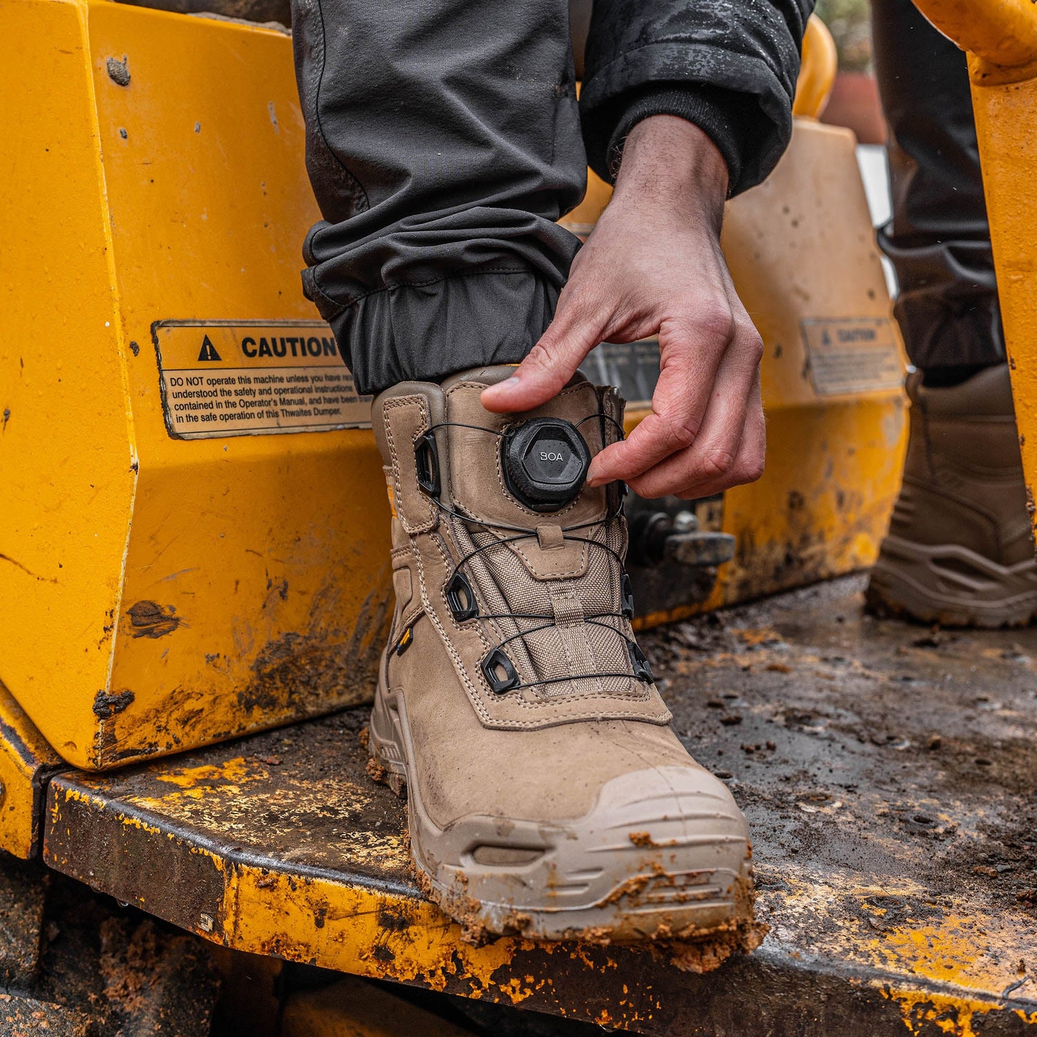 DeWalt - Lander DeWalt BOA Boot Stone - - Customisable Footwear