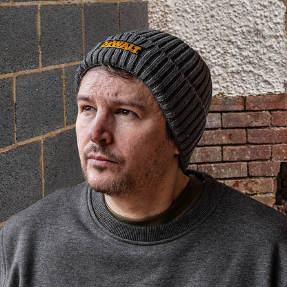 DeWalt - DeWalt Knitted Beanie Hat - - Customisable Workwear