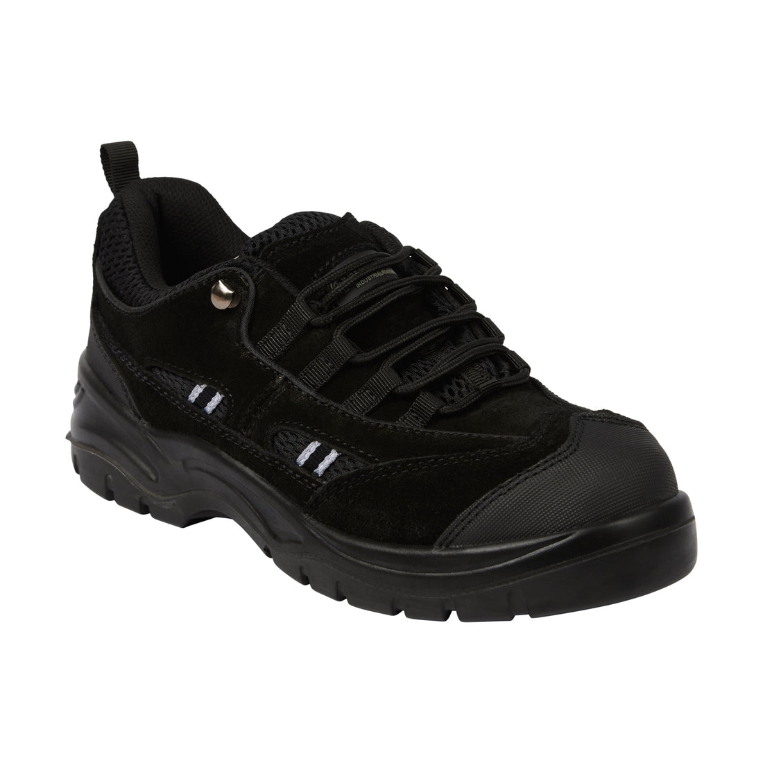 Apache - Black Suede Safety Trainer - Black - Customisable Trainers