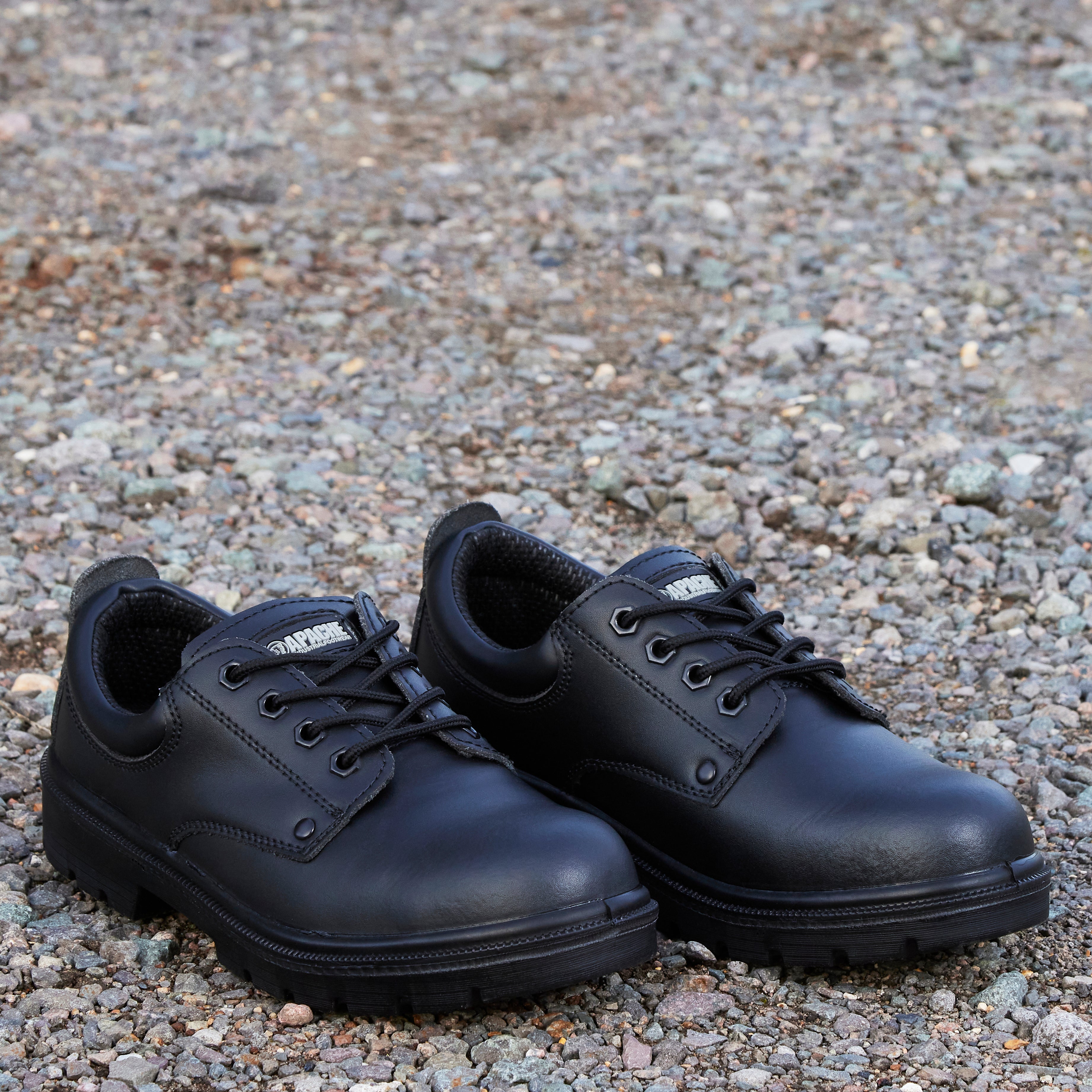 Apache - Black 4 Eye Safety Shoe - - Customisable Trainers