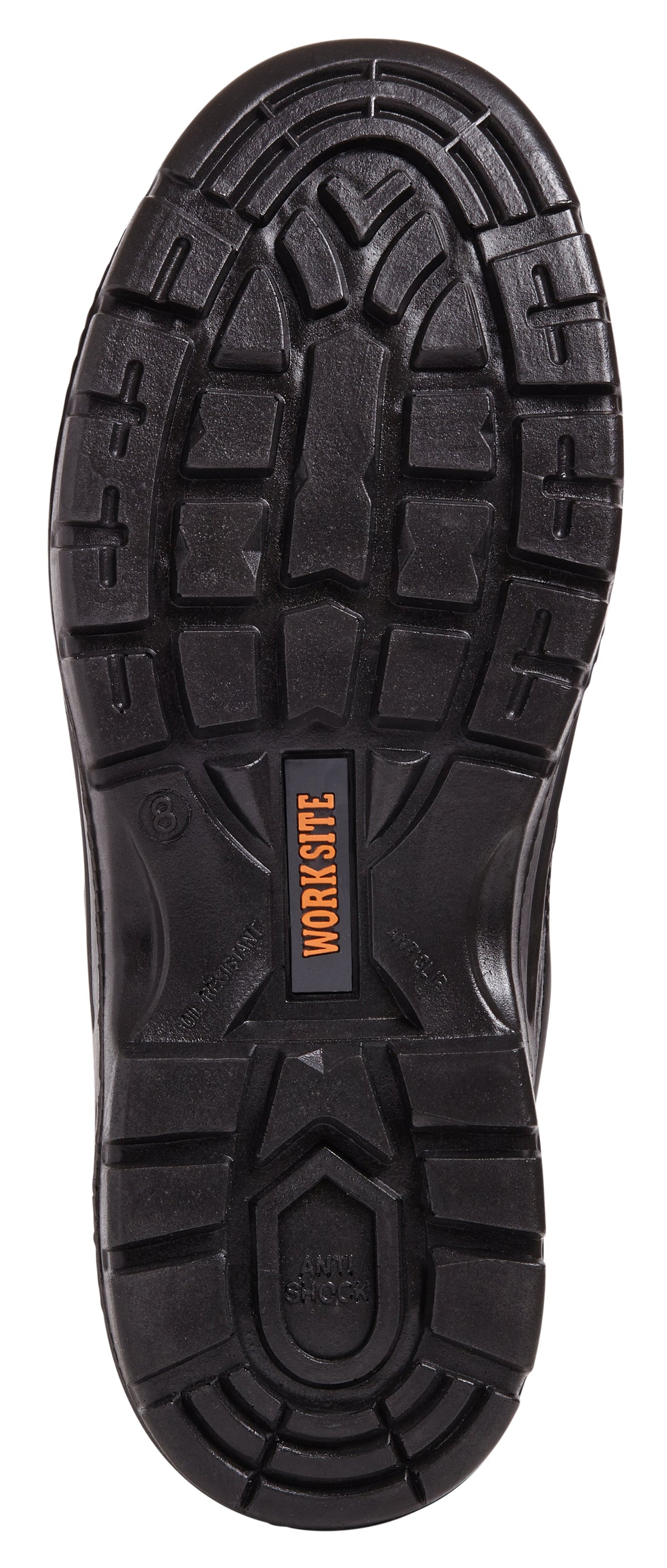 Work Site - Black Mid-Cut Safety Boot - - Customisable Footwear