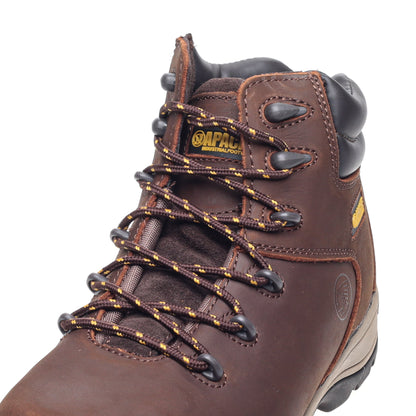 Apache - Brown Nubuck Water Resistant Safety Hiker - - Customisable Boots