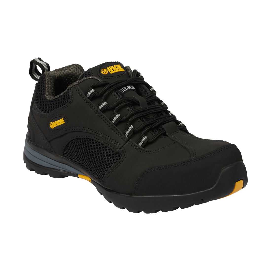 Apache - Black Safety Trainer - Black - Customisable Trainers